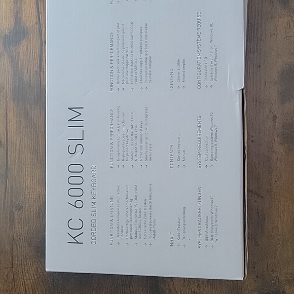 Cherry KC 6000 Slim corded Keyboard - Picture 2 of 4